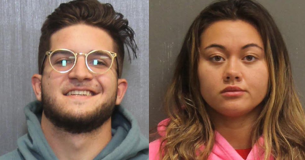 Couple arrested: She says he stomped her with his boots; He says she punched his ear