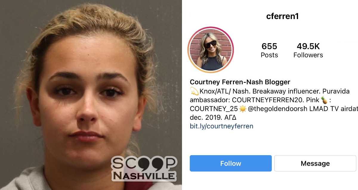 Local micro-influencer & content creator charged with assault of ex-girlfriend: Courtney Ferren #Arrested