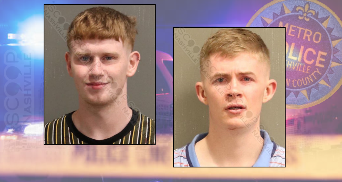 Young, drunk, & disorderly in downtown Nashville: Conor Lynch & Ronan Callinan arrested