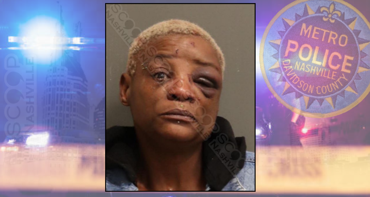 Woman attacks brother with taser & stabs him with large salad mixing fork; he fights back — Donna Williams arrested