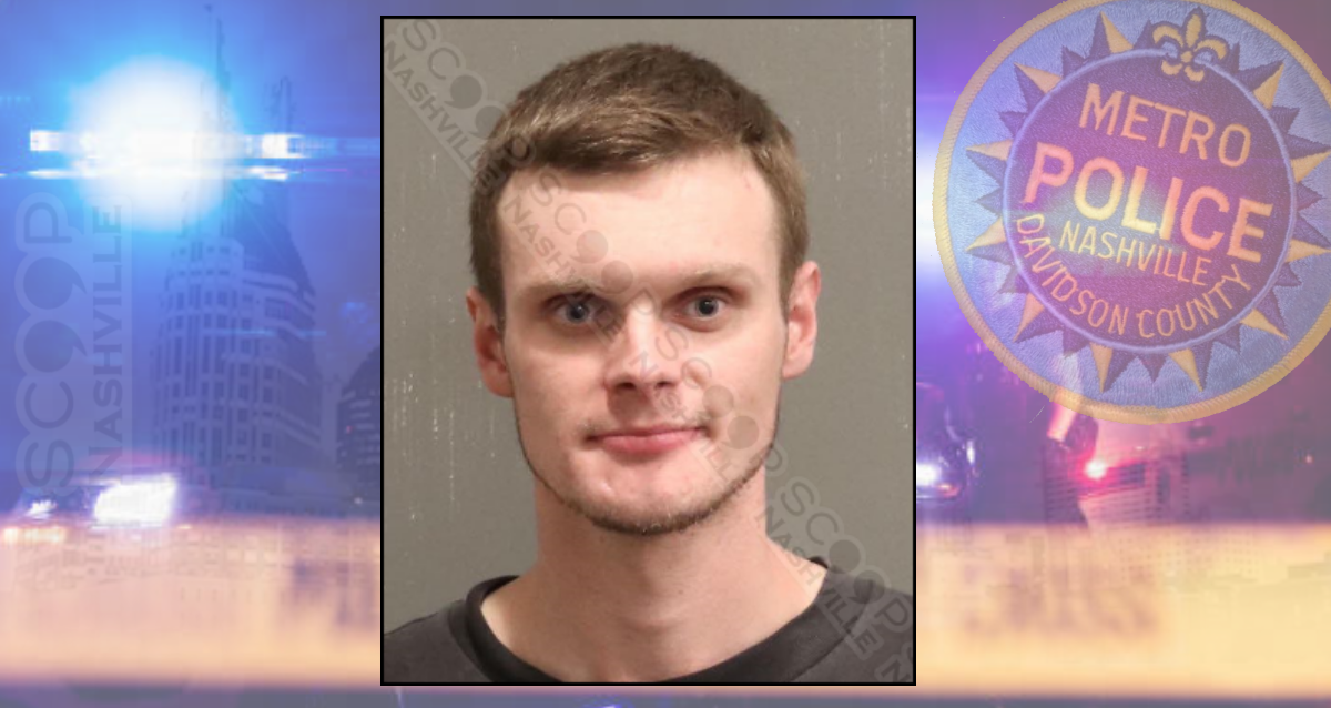 Man calls 911 to report someone is sawing the hinges off his door; he was just high — Matthew Bain arrested