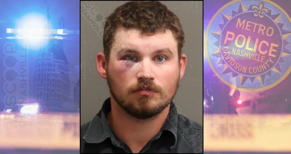 North Carolina tourist drunk and fighting in downtown Nashville — Nathan James Alderman arrested