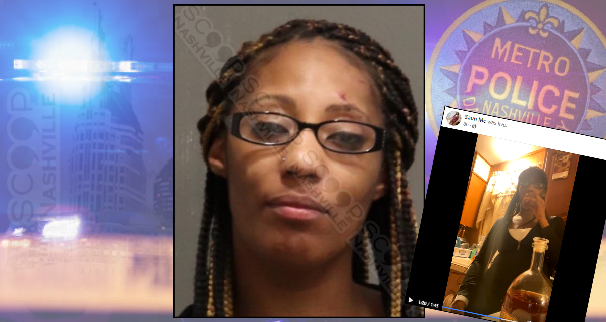 Woman crashes through fence, yard, car, after drinking on FB live — Shawntika McClain arrested