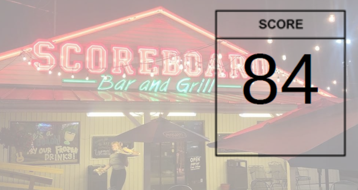 Scoreboard Bar & Grill receives an 84 on health inspection — Music Valley