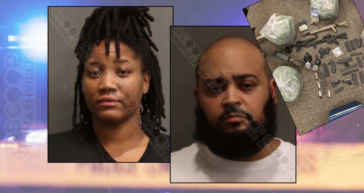 Duo charged with guns & drugs — Nicole Madden & Edwin Santiago