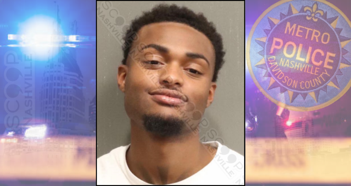 Nashville Police charge Isaiah Yancey with 0.5 grams of marijuana during a traffic stop