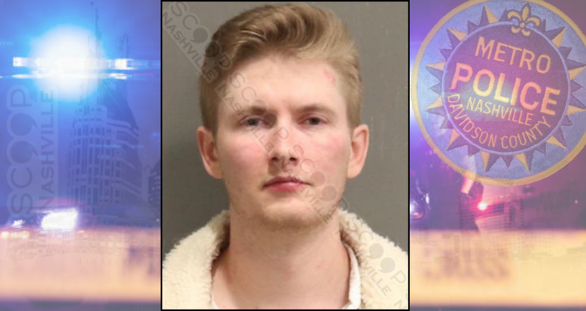 Adam Lowe charged after grabbing his girlfriend by her hair in downtown Nashville
