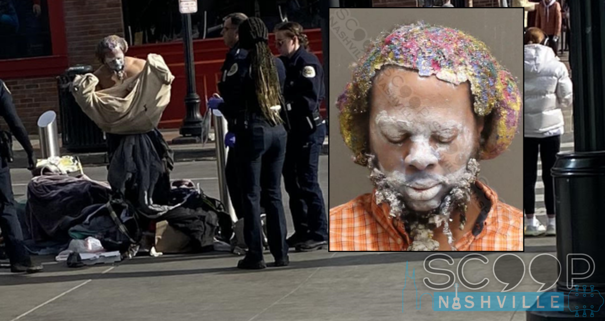 MNPD arrests mime in downtown Nashville, strips clothing in 20-degree weather — Antonio Washington