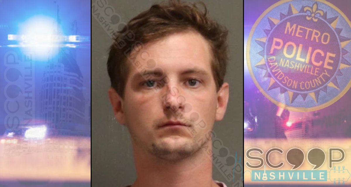 Tourist Evan Dole charged with DUI and drug possession charges after driving erratically in downtown Nashville